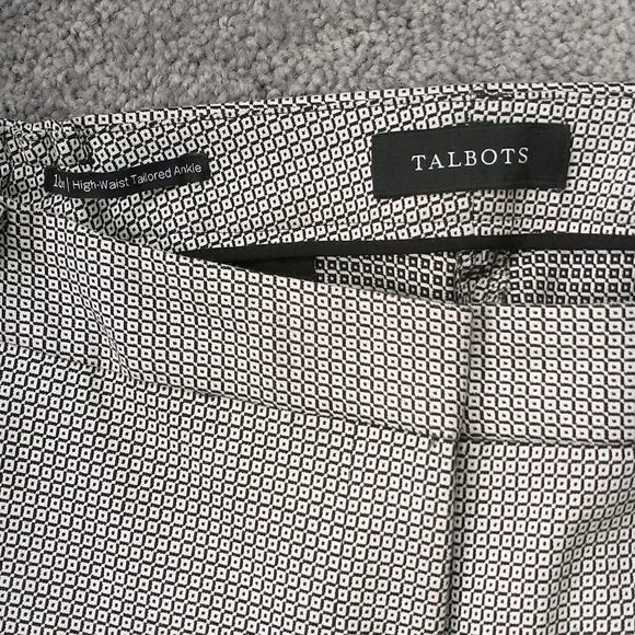 Talbot's High-Waist Tailored Ankle Slacks, size 18W - Picture 2 of 7